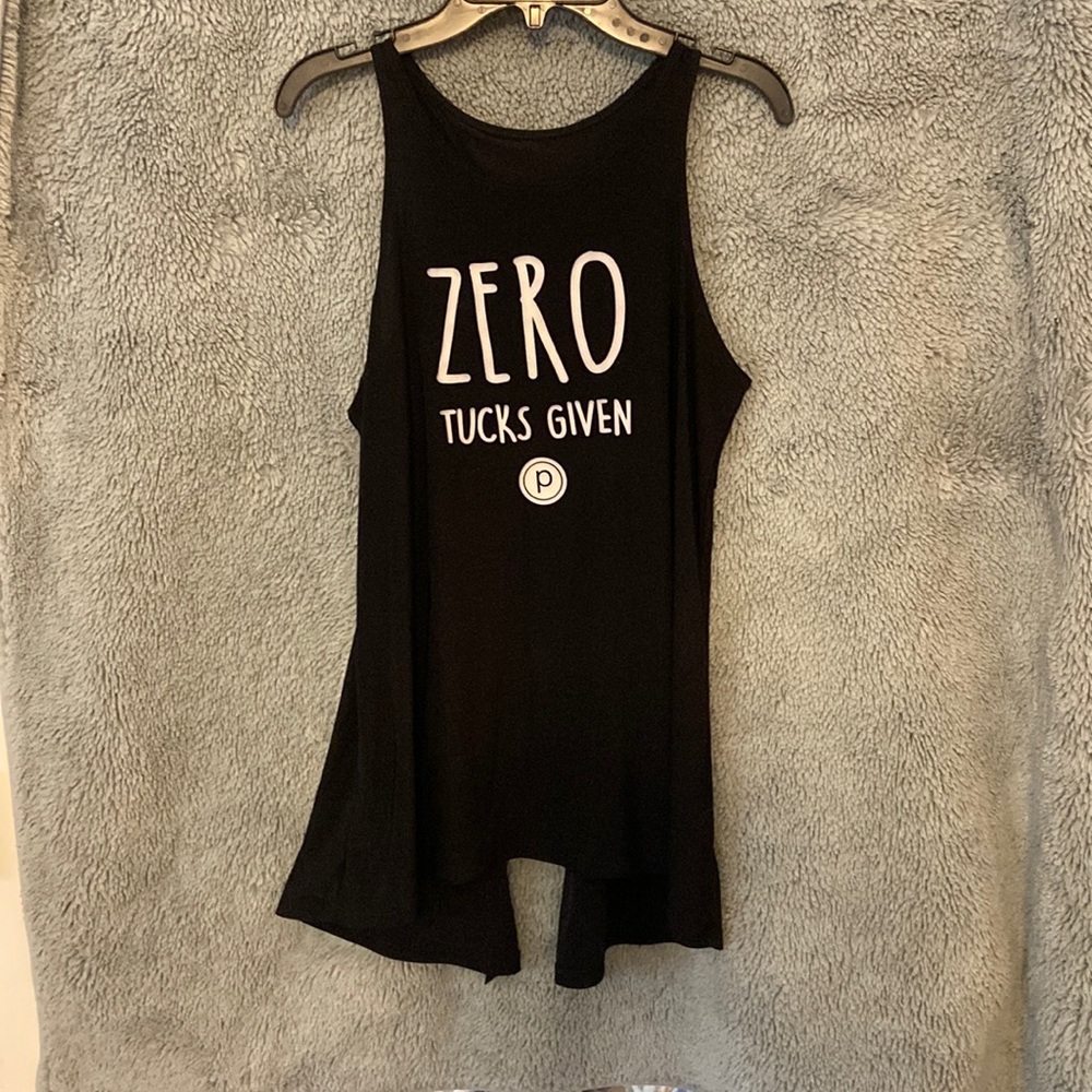 PureBarre x onzie zero tucks given open back tank